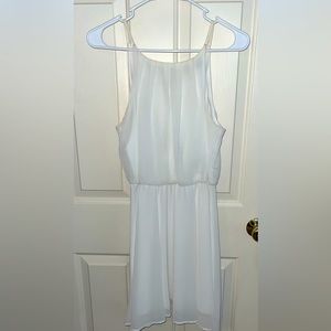 Only worn once white mini dress